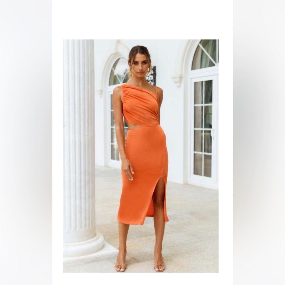 Hello Molly Block It Out Midi Bodycon Dress